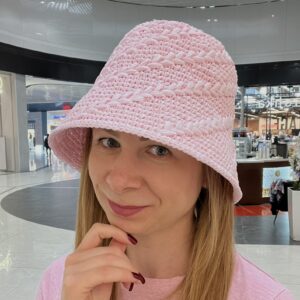 IMG_9387 Панама Braid Hat з рафії з візерунком «коси»